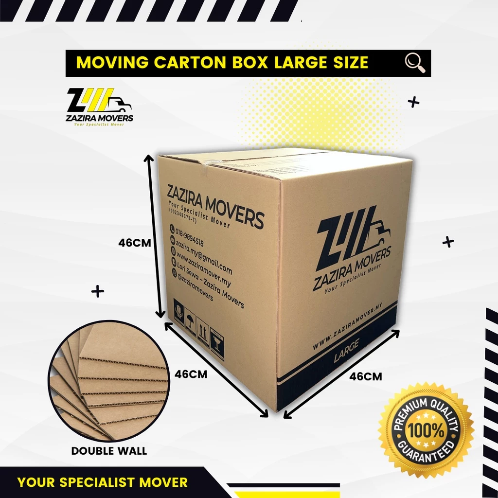 House Moving Carton Paper Box Kotak Pindah Rumah