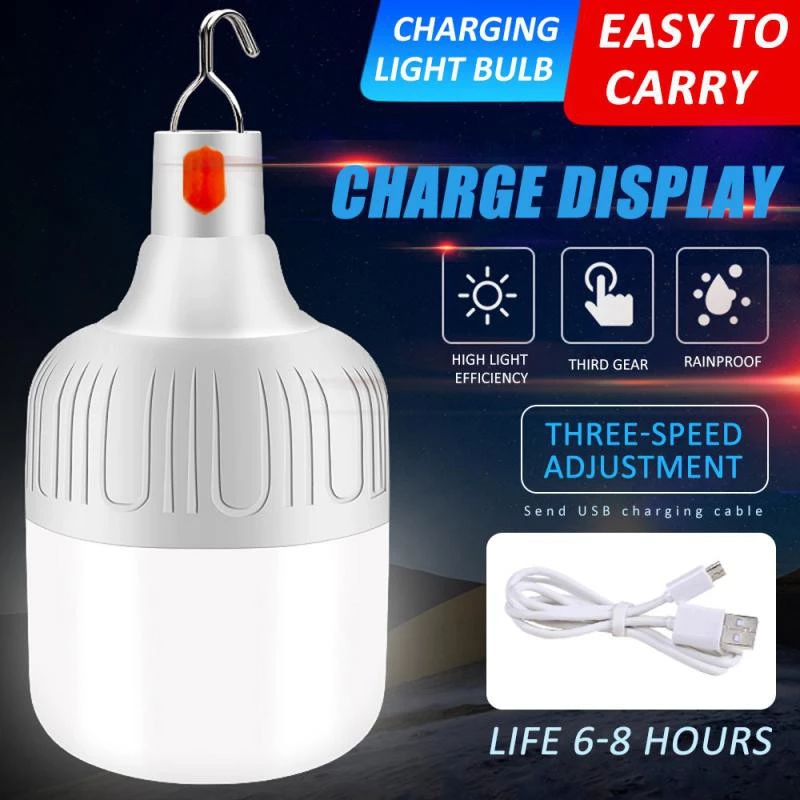 Led Light Bulb Waterproof Rechargeable 