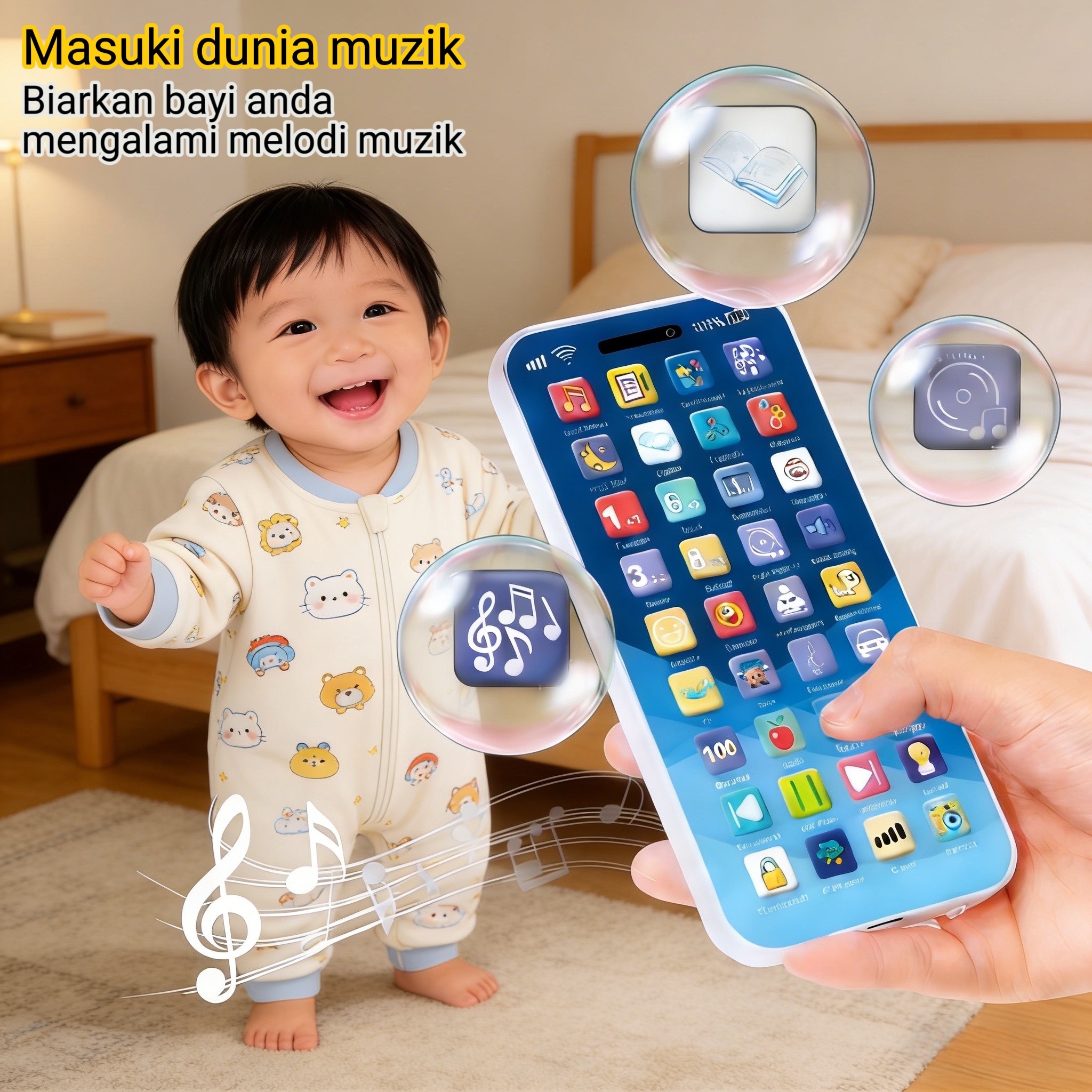 #mainan budak lelaki#mainan budak perempuan#Smart Toys#Toddlers Educational Gift#Story Music Phone#Telefon Mainan Interaktif#Kanak-Kanak Prasekolah#Bunyi Jernih & Sentuhan Sensitif Kandungan Pembelajaran Pelbagai