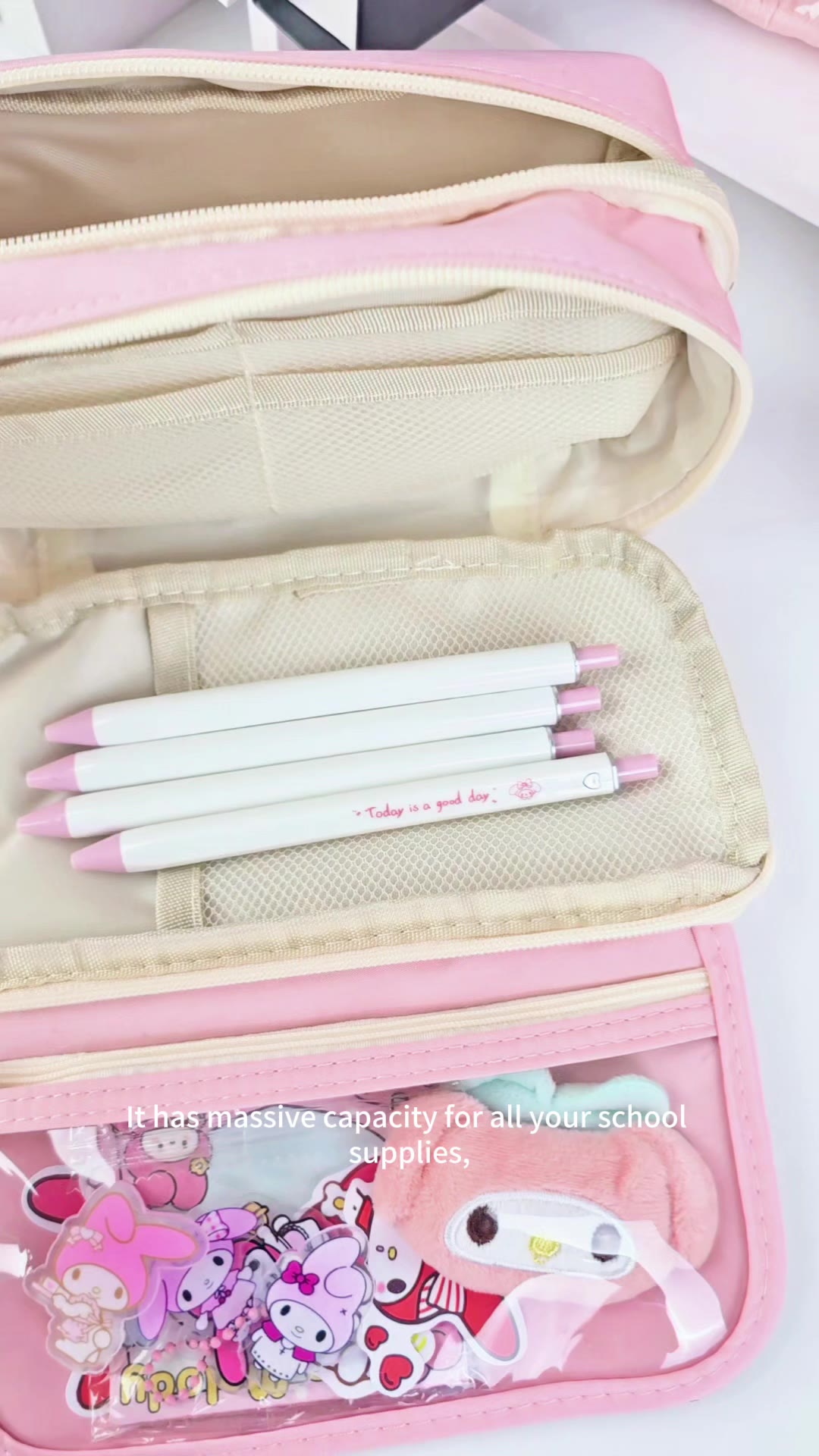 #MyMelody #MyMelodyPencilCase #PinkPencilCase #LargeCapacityPencilCase #StationeryEssentials #StudentStationery #CuteStationery #SchoolSupplies #StationeryHaul #PencilCaseMalaysia #AlatTulisSekolah #BegPenselComel #BegPenselKapasitiBesar #MyMelodyMal