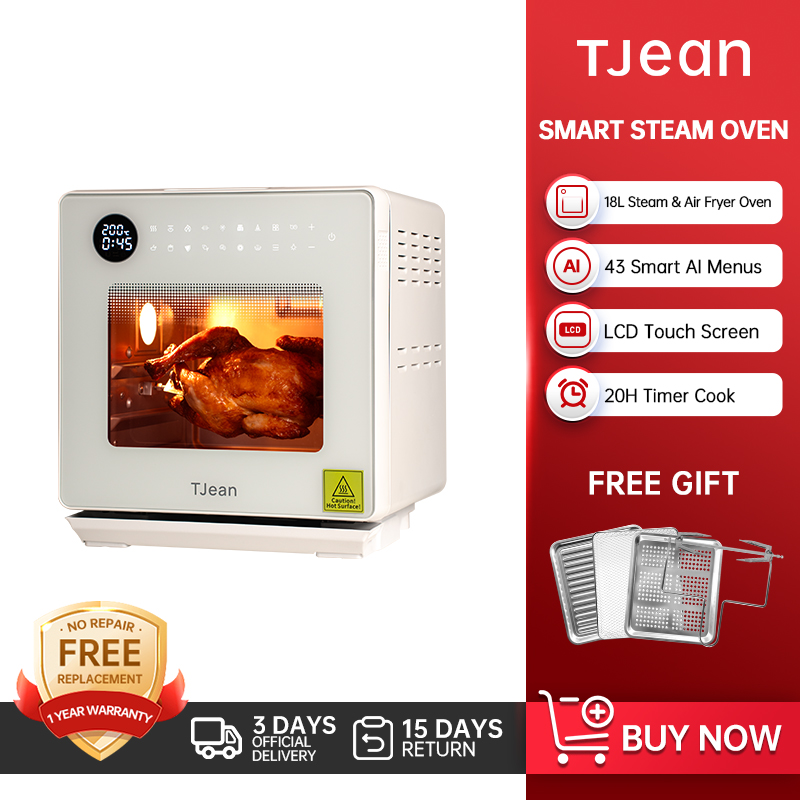 TJean 18L steam oven, with steaming, baking, frying, thawing, fermentation and other functions#Steam oven