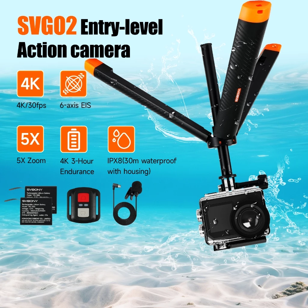 Svbony SVGO2 Action Camera 4K/30fps