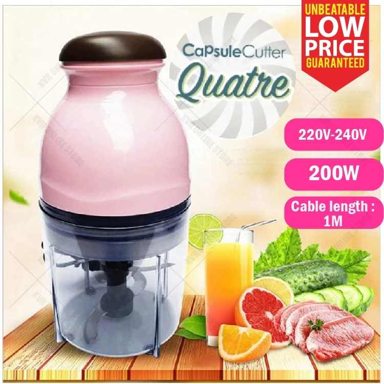 Capsule Cutter Quatre Food Processor Blenders,Mixers Grinder