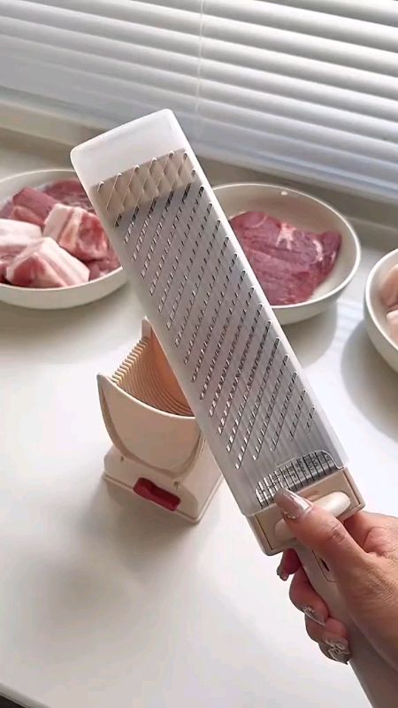 senang nak meniaga ke nak potong daging banyak banyak.beli benda ni je senang👆#meatslicer #meatcuttingtool