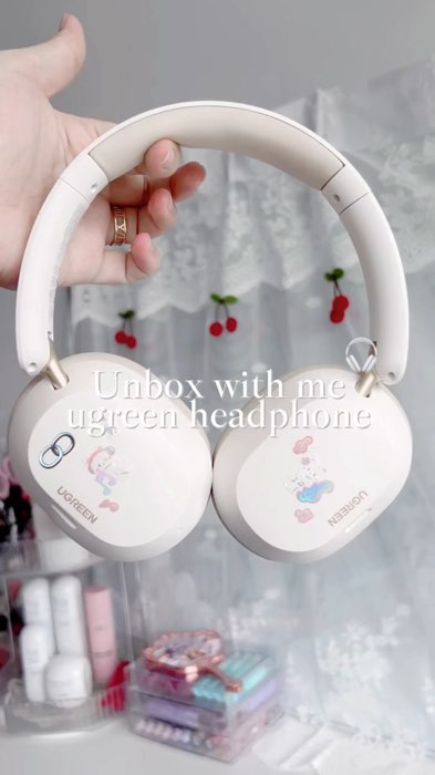 #UGREEN#Max5C#Bluetooth 5.4#Headphones –#Hi#Res#ANC,#HiFi#sound,#3D#Spatial#Audio,#43dB#noise#cancellation, and#75hour#battery#life.#shopeehaul #fyp