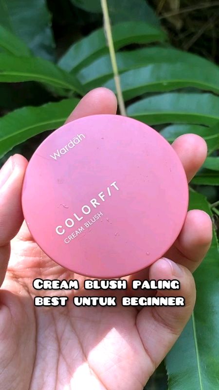 Cream blush paling best and pigmented. sesuai untuk beginner 💗 #creamblush #wardah  #blusher #shopeehaul