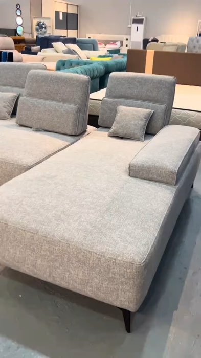 L shape Pus back Sofa Easy clean Velvet chesterfield comfortable push back #sofa #easyclean #antiscratch #sofaL #livingroom #Lsofa #viral