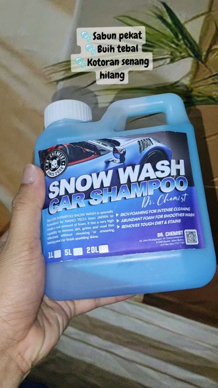 #carsyampoo #snowwash #basuhkereta #sabun