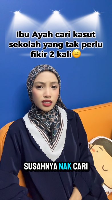 Ibu ayah tak perlu pening-pening, beli je kasut sekolah ni semua masalah settle👟😍#KasutU #kasutsekolah #fypage #review