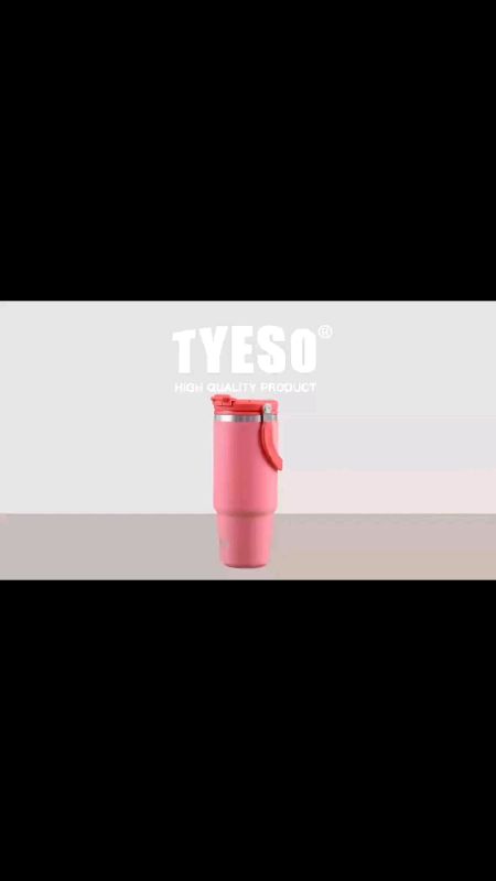 Check out TYESO TS-01022-TS-01026 Vacuum Tumbler Upgraded One-Touch Lid 304 Stainless Steel Botol Air (600/750/900/1050/1200ml)