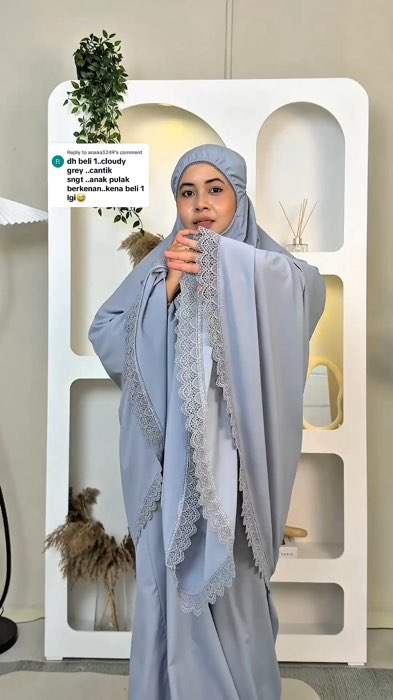 Telekung raisya back in stock! Tapi macam biasa, telekung cotton zaraawliya ni memang laju sangat tau sold out #zaraawliya #telekungzaraawliya