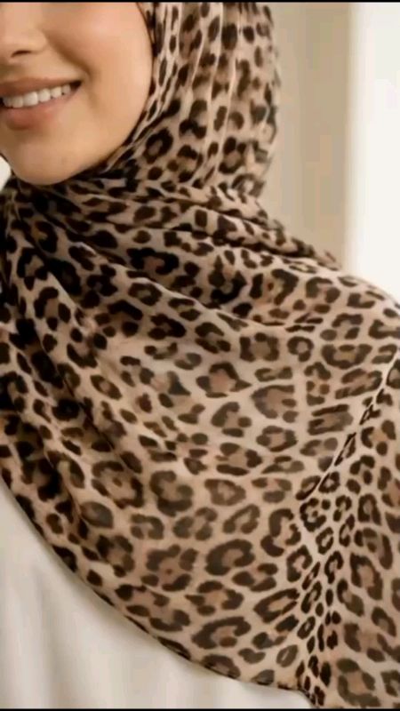 shawl leopard#shawl #tudung #scarf #rayabersamashopee #shopeemy #shopee