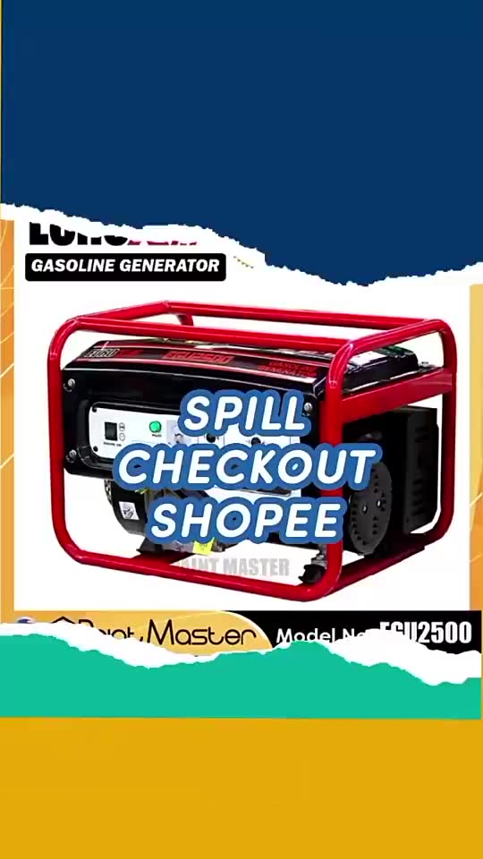 Eurox Europower 2.2KW EGU2500 Gasoline Generator Petrol Genset EGU3800 Portable Generator