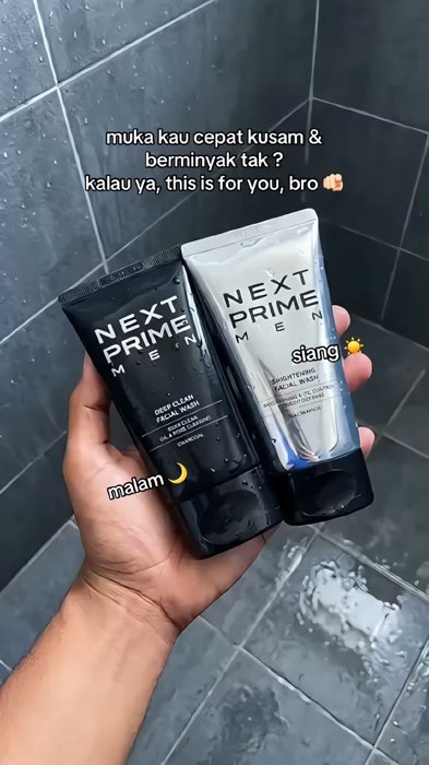 tak payah skincare mahal dah 😎 #facialwash #cleanser #men #nextprime #skincare #FaceWash