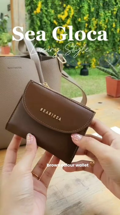 Seagloca Wallet Simple Style #wallet #seagloca #simple #brown #fyp