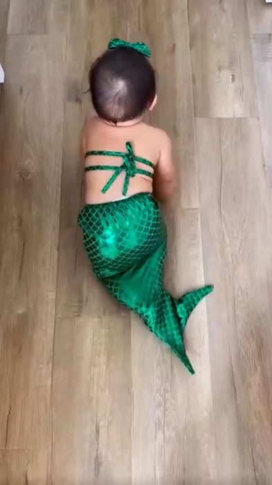 Comelnya baby duyung 😍 #littlemermaid #viral #foryourpage #fyp #shopeefeed #racunshopee #shopeehaul #custome