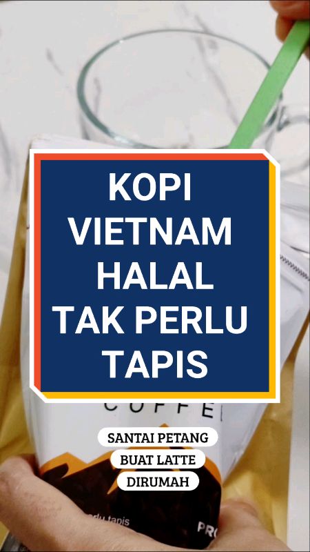 JADI ADDICTED LAYAN KOPI NIE #vietnamcoffee #kopivietnam #kopihalal #serbukkopi #latte #americano #coffeelover #kitchenhaul #shopeehaul