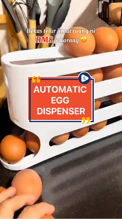 #bekastelur #bekastelurbertingkat #bekastelurbergolek #bekastelurmurah #eggstorage #kitchengadgets #automaticeggdispenser #eggdipenser #shopeehaul