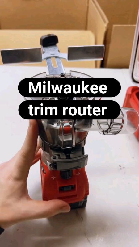 Milwaukee m18 trim router #fyp#shopee#foryou#goodthing#musthave#tools#woodworking#cordless#battery#tukang