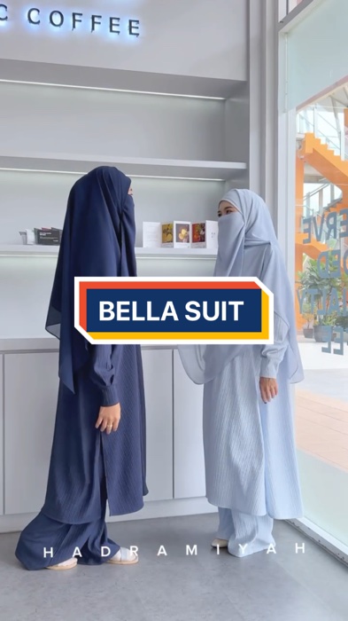 Bella suit daripada HADRAMIYAH #bellasuit #suit #jubahumrah #bajuumrah #jubah #ootdhijab #hadramiyah