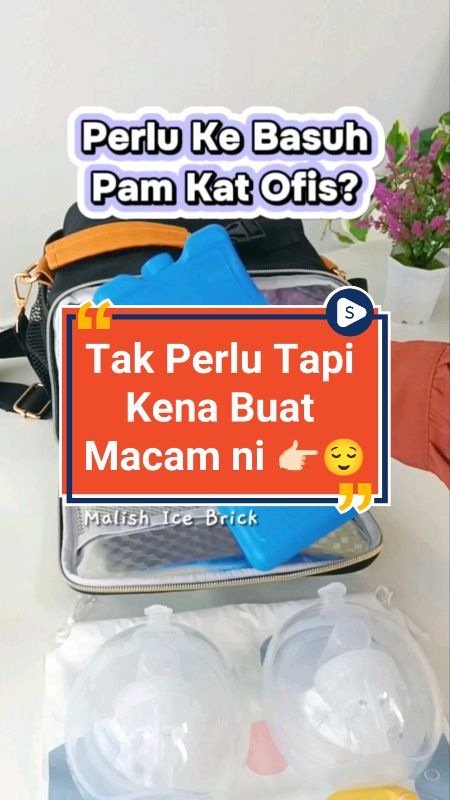 ‼️PENTING Yes korang boleh tak cuci. Lebih baik masukkan pam dlm beg kedap udara spt zip lock #malish #fridgehackpump #pamsusumurah #icebrick