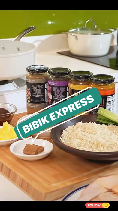 Bibik EXPRESS bahan siap kisar &tumis. Memudahkan kerja para isteri dan para ibu2 🥰