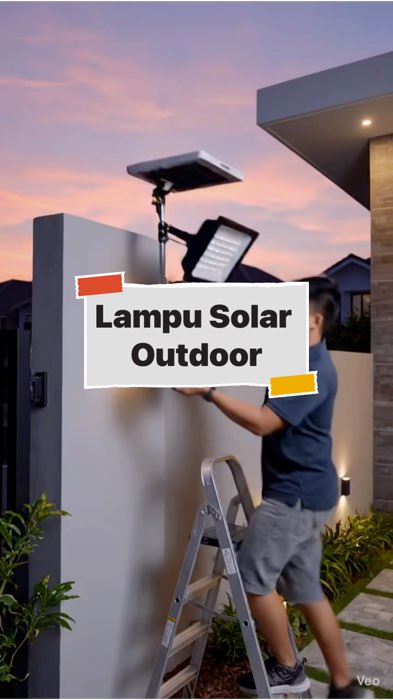 #lampusolar #solarlight #lampusolarled  #lampusolaroutdoor #lampuluarrumah #lamputaman  #jimatelektrik #automaticsensor #waterproof  #shopeemy #shopee