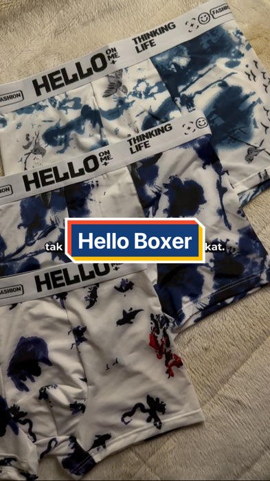 Yang penting kain dia selesa😌 #boxer #hello...