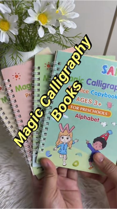 Anak boleh tulis byk kali 👍🏻 #books #preschoolbooks #magicbook #calligraphy #kidseducation