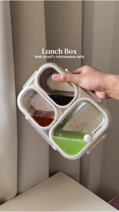 Lebih mudah dibersihkan & lebih selamat. Grab sekarang sebelum habis stock! #bento #container #foodcontainer #lunchbox