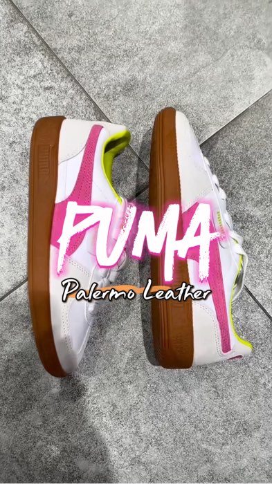 Puma Palermo Leather Unisex Sneakers (White) #puma #palermo #pumapalermo #sneakers #shoes #kasutjalan #lifestyle #fashion #shopeehaul