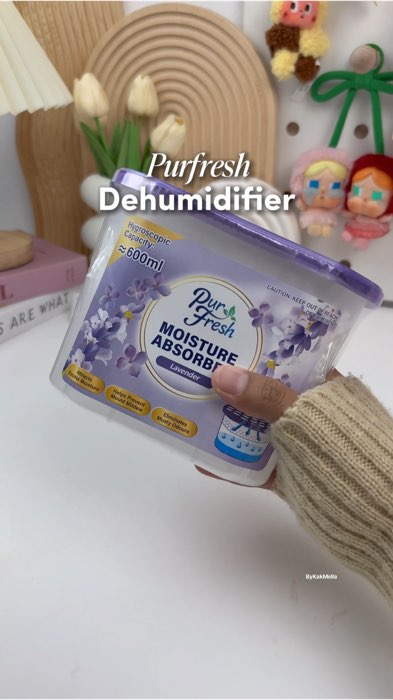 Purfresh 600ml Large Dehumidifier Premium Moisture Absorber | Anti-mildew, Deodorising for Car & Home #home #video #viral #shopee #shopeehaul #fyp #fy