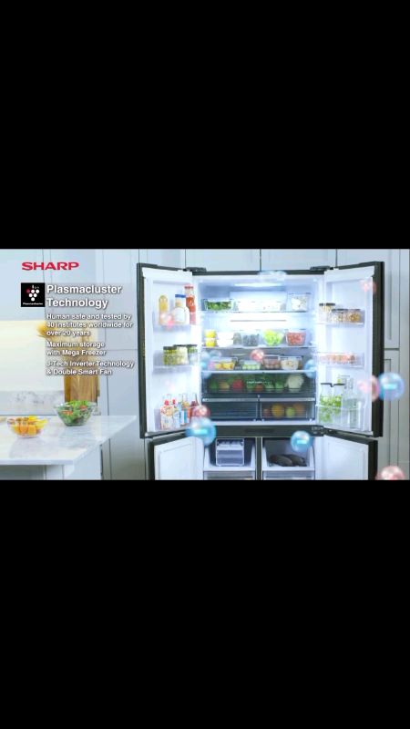#peti #refrigerator #multidoor #fridge #peti2pintu #sharp #sharpmultidoorrefrigerator #shopeelagimurah