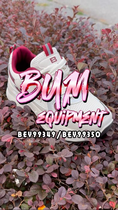 BUM Equipment Women Shoes (White Maroon/White Beige) #bum #bumequipment #womenshoes #sneakers #kasutjalan #fashion #lifestyle #shopeehaul