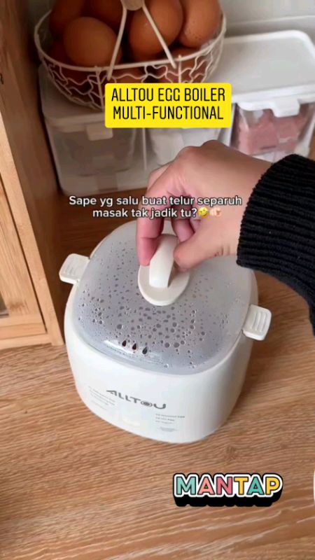 ALLTOU Egg Boiler Multi-Functional - Pemanas Telur Pelbagai Fungsi #alltou#rebustelur#sihat#pelbagaifungsi#shoppemurah#tahanlama#viral#fyp