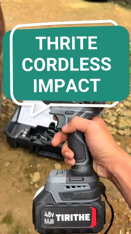 #TIRITHE #Original #Cordless #1/2 #Brushless #Impact #Wrench #with #700N.M #Torque#shopee#fyp #laju²