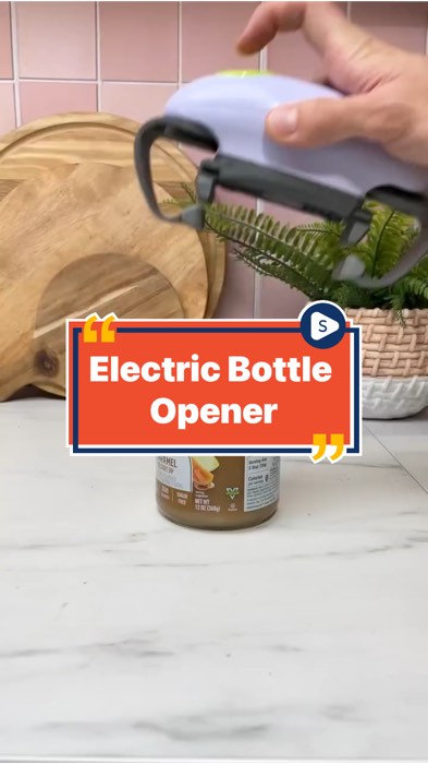 #Electric #Bottle #Opener ni buka penutup automatik—senyap, cepat & steady! #shopeeMY #shopeeshop #shopeehaul #racunshopee #kitchen #shopeelagimurah