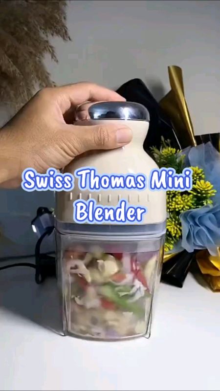Swiss Thomas Capsule Food Chopper 900ML – potong & kisar cepat dalam satu alat. #miniblender #fyp