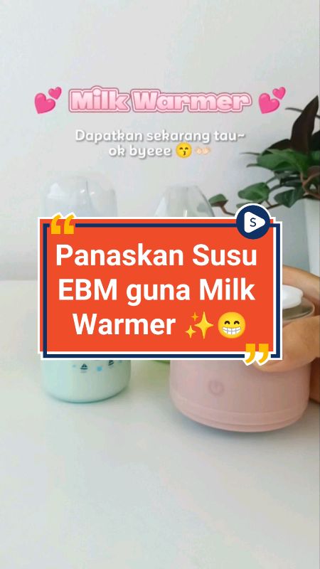 Zaman skrg dah canggih ada bnda ni kurangkan stress ibu2, anak pun happy sbb susu siap cepat 😁✨ #malish #milkwarmer #pemanassusu