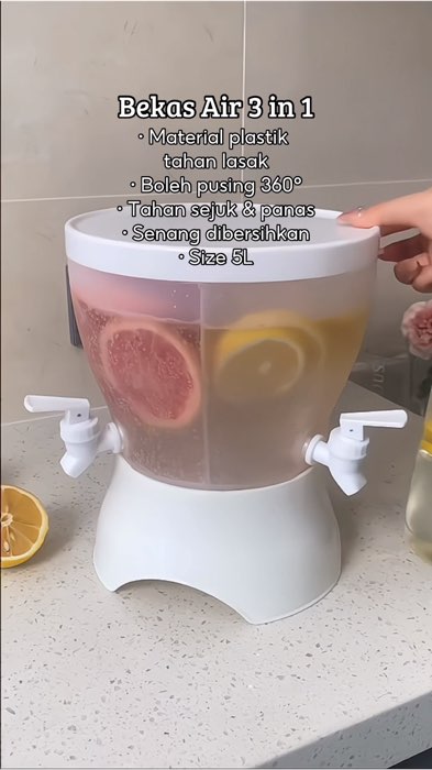 Bekas air 3 in 1 #bekasair #balangair #tongair #waterdispenser #dispenser #container #raya #kenduri #shopee #shopeemy #shopeehaul #shopeelagimurah