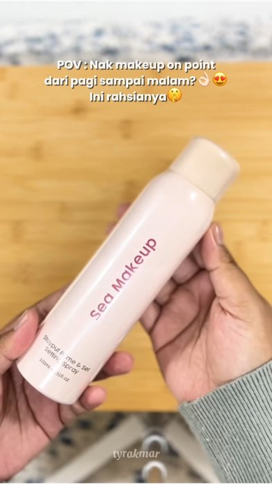 Sumpah best gila setting spray ni😭💗🫶🏻!!! #SettingSpray #seamakeup #fyp #racunshoppe