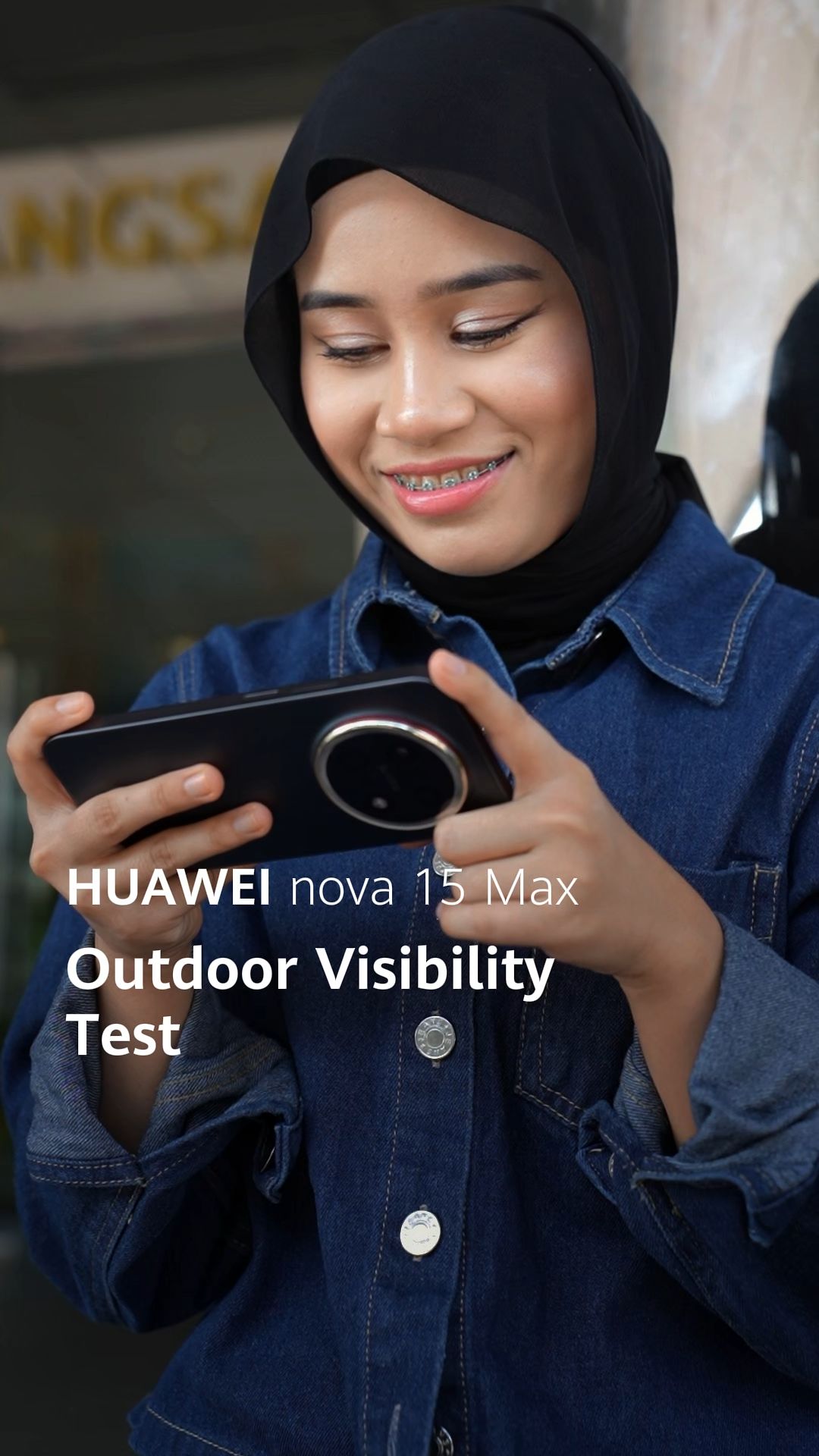 Bawah matahari pun screen masih terang dan clear ☀️🔥 #HUAWEInova15Max