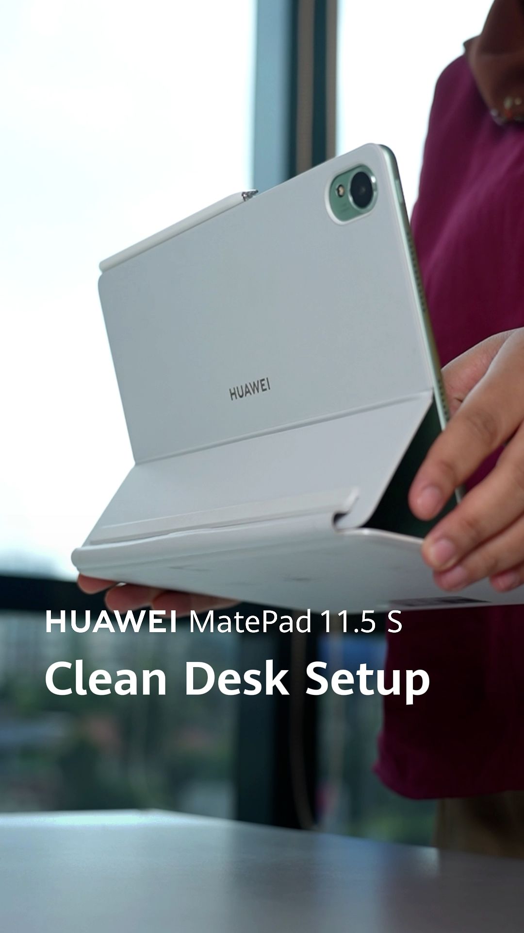 Setup macam laptop, tapi lebih fleksibel. MatePad 11.5 S bagi pengalaman kerja yang lebih ringan dan praktikal. #HUAWEI #matepad115s2026