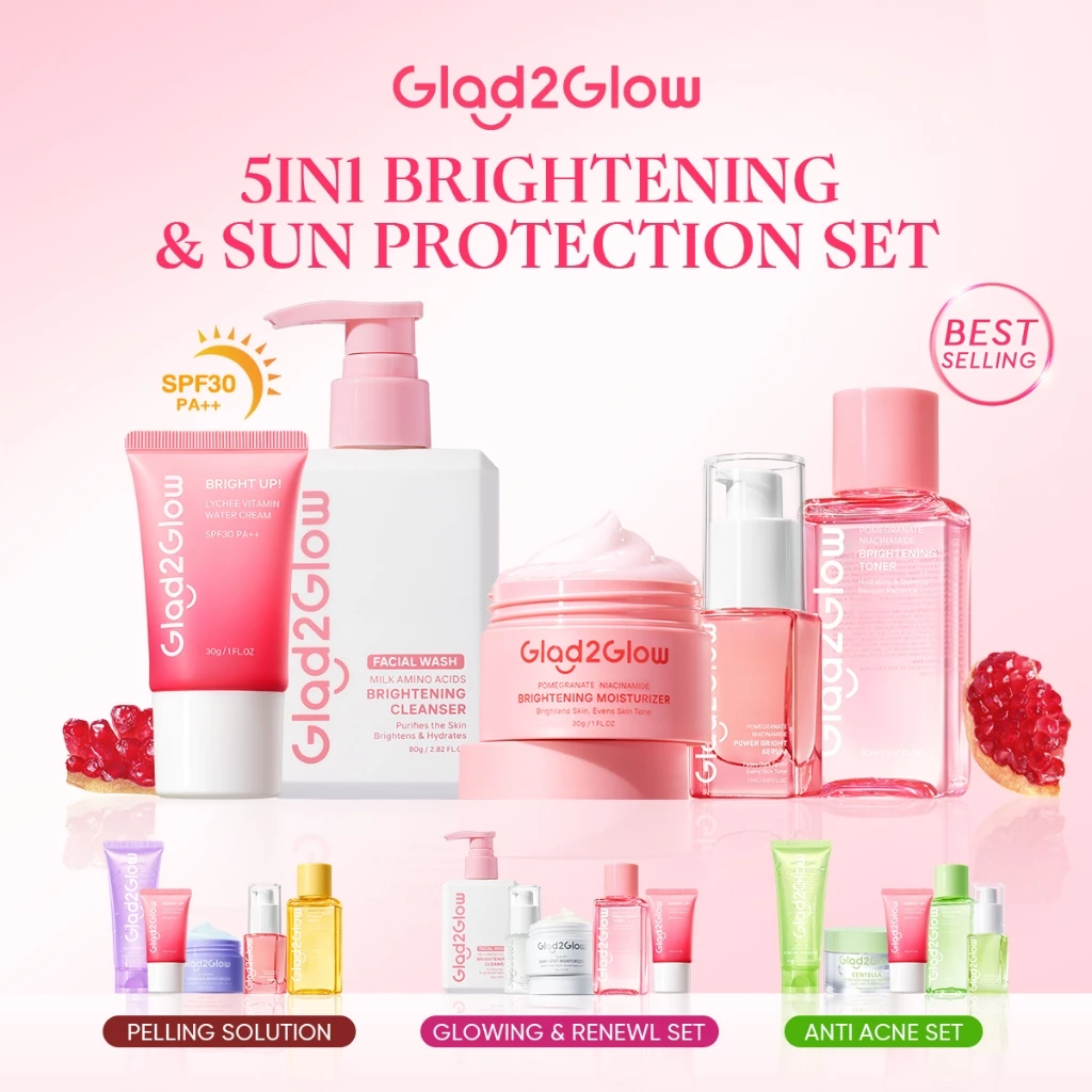 Glad2Glow 5In1 Brightening Set Moisturizer