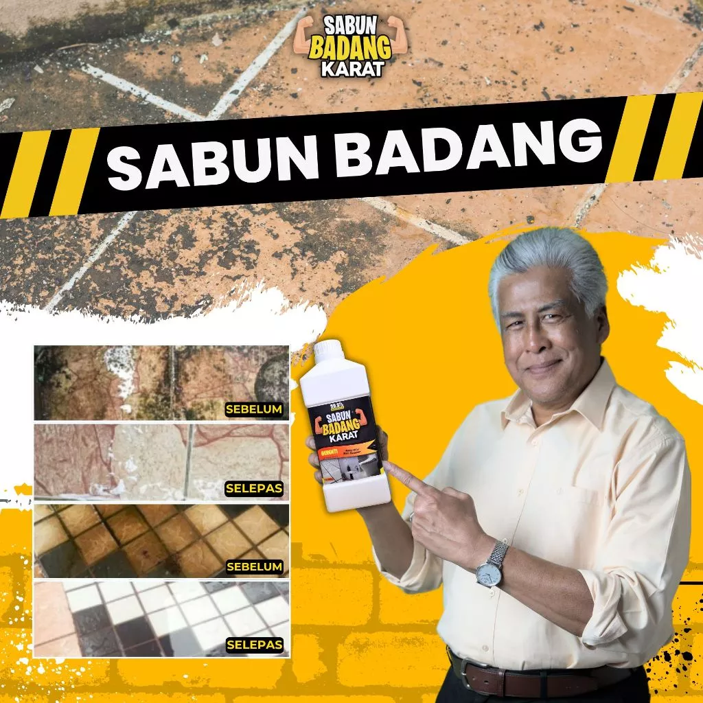 Sabun Badang Pencuci Lantai Hilang Karat Lantai Berkilat