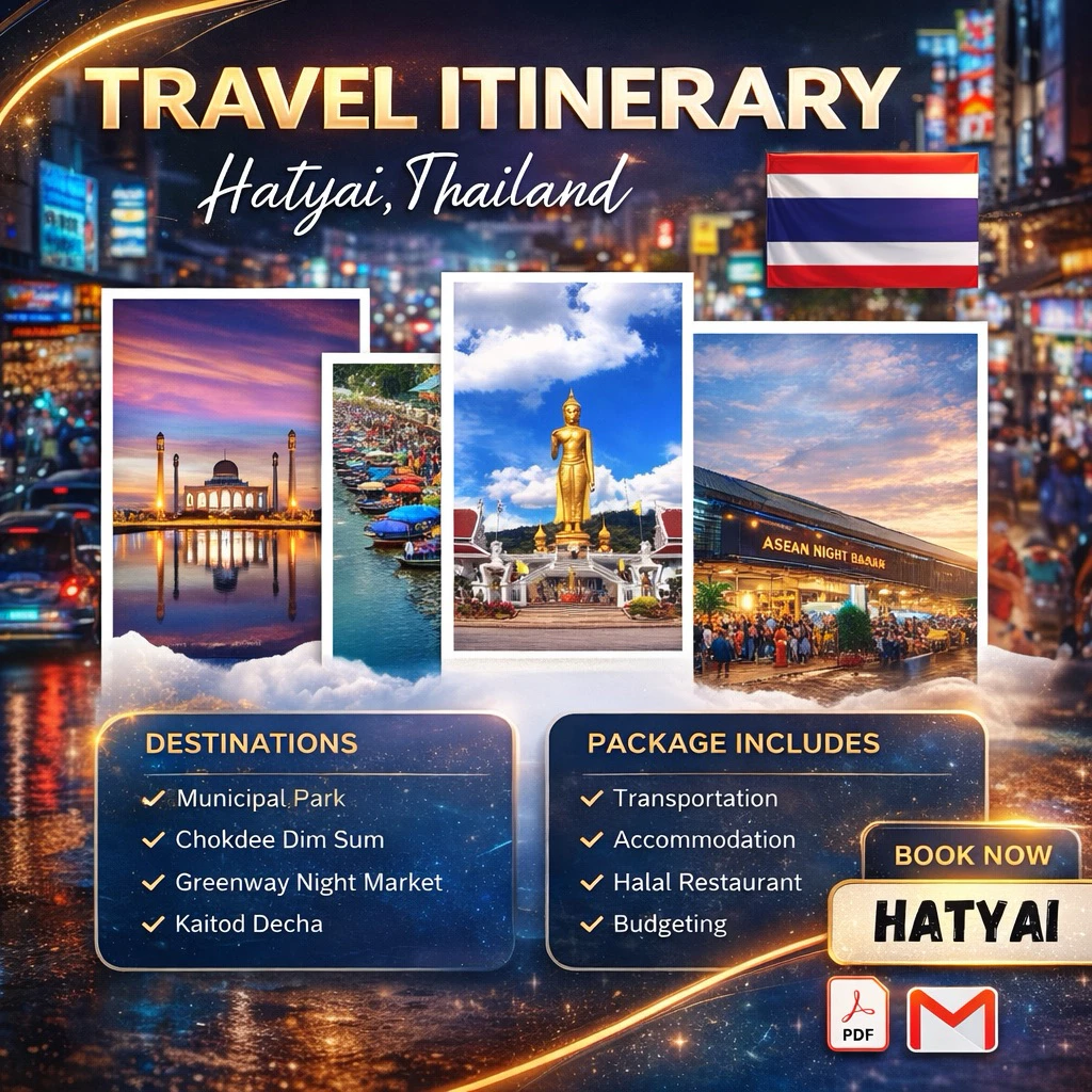 TJourney PROMO Travel Itinerary to Hatyai