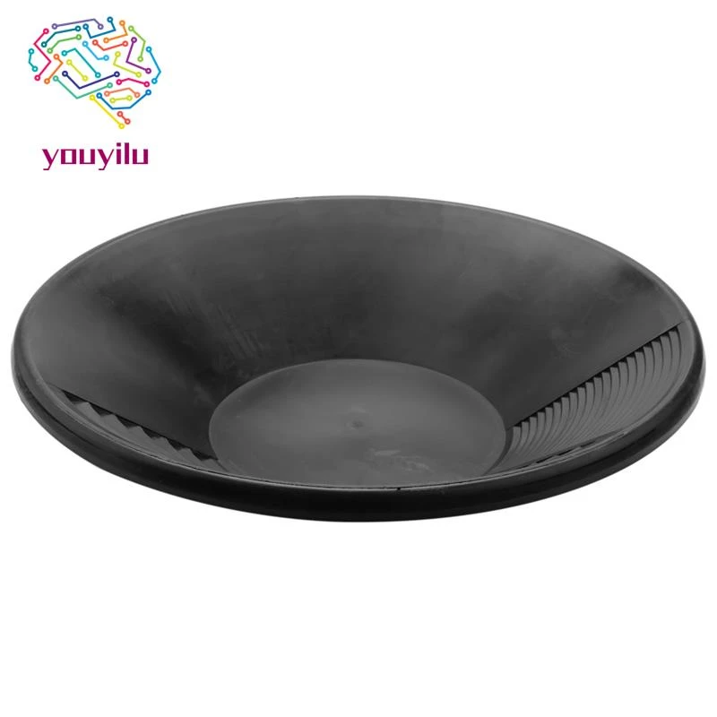Black Plastic Gold Pan