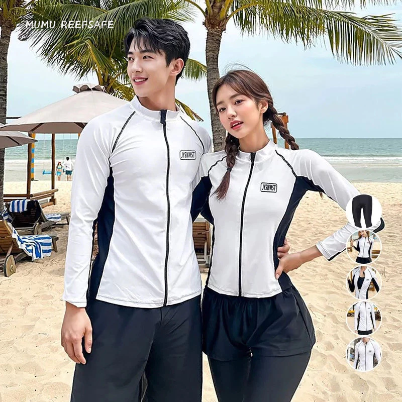 Unisex Diving Suit Women Long-Sleeved 